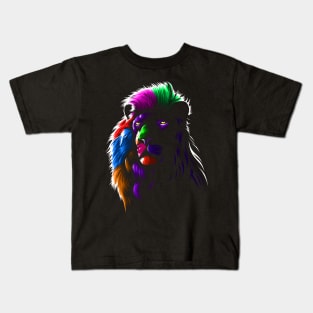 Colors Lion Kids T-Shirt